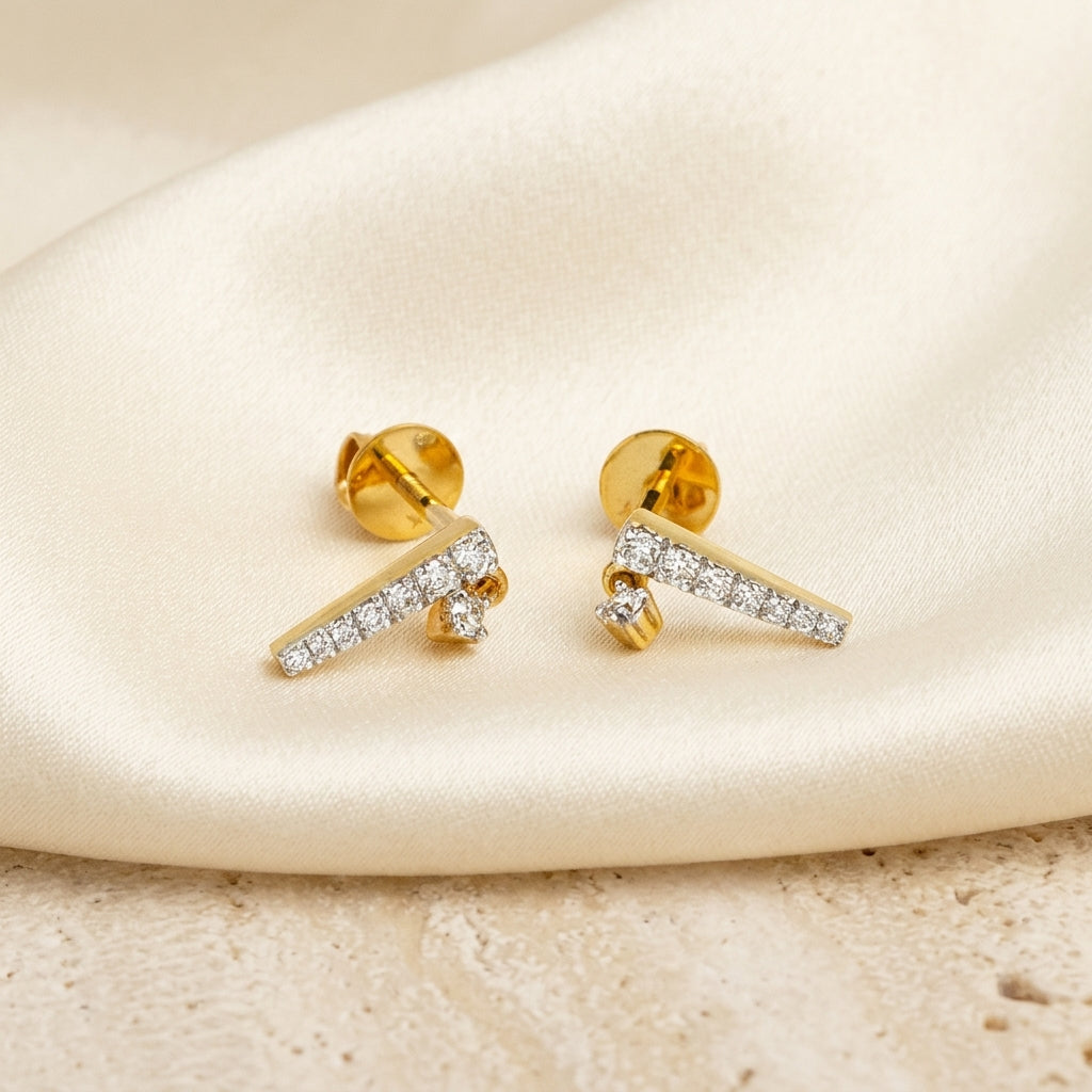 Dangling Diamond Earring