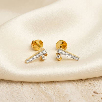 Dangling Diamond Earring