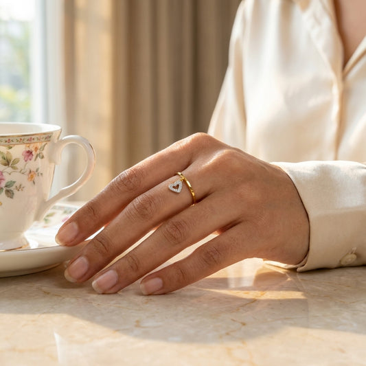 Dangling Heart Ring
