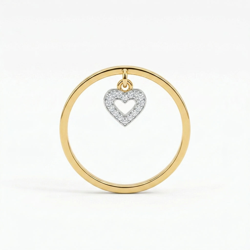 Dangling Heart Ring