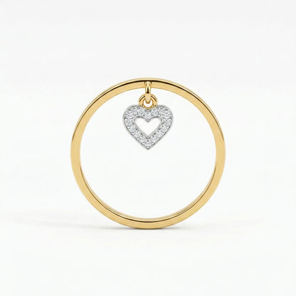 Dangling Heart Ring