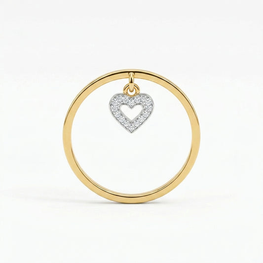 Dangling Heart Ring