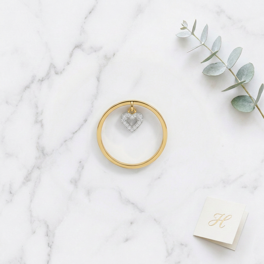Dangling Heart Ring