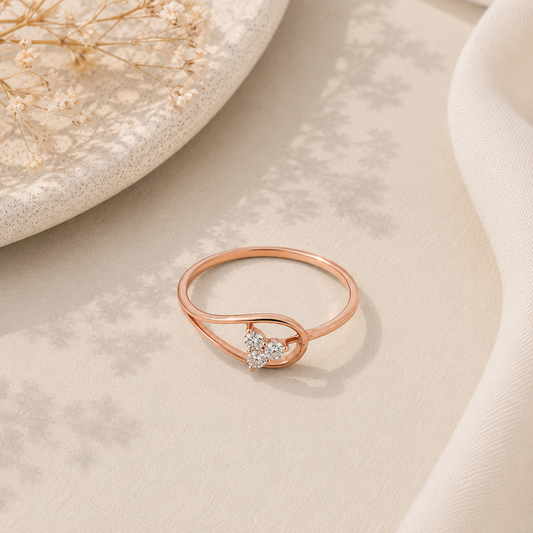 Dewdrop Diamond Ring