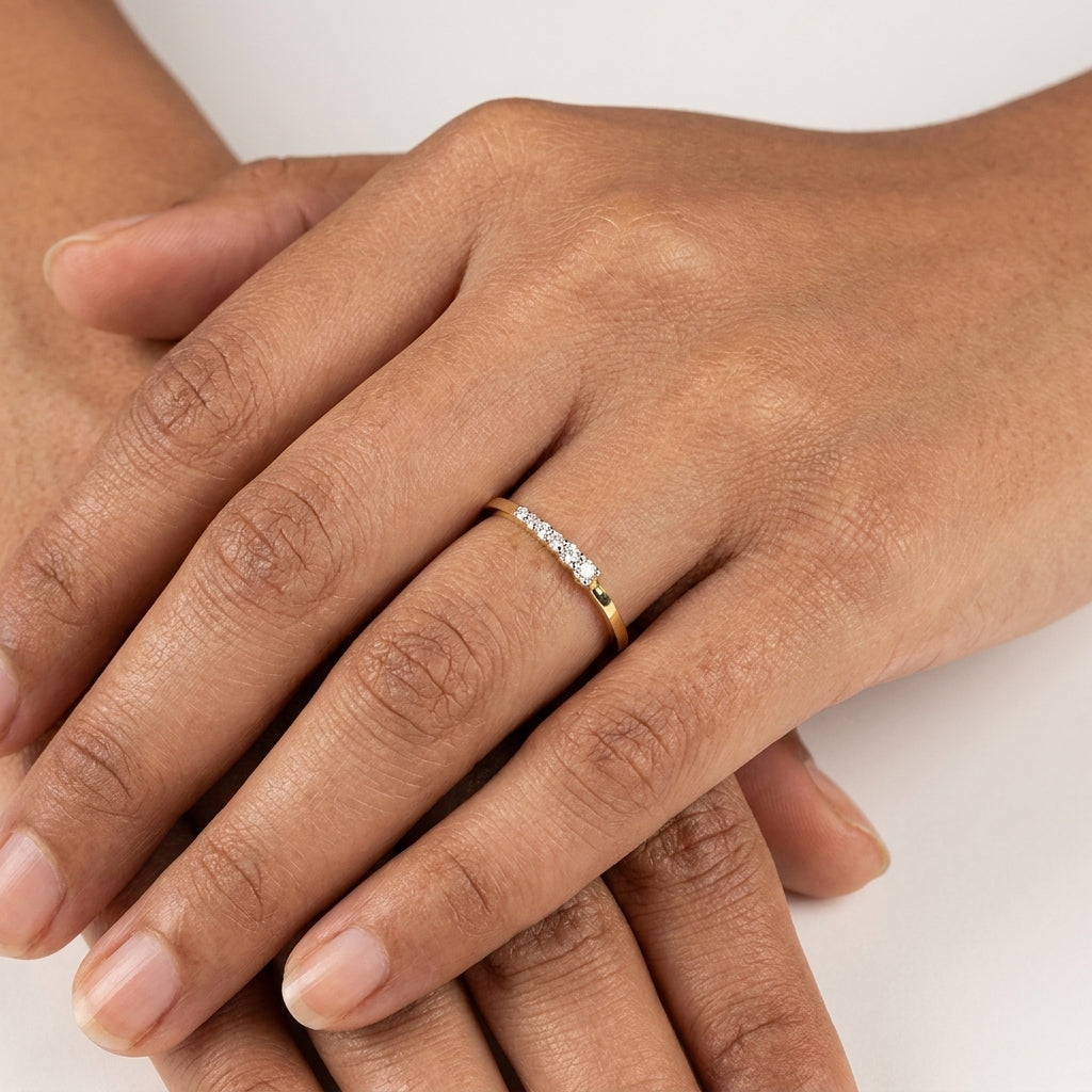Diamond Flow Ring