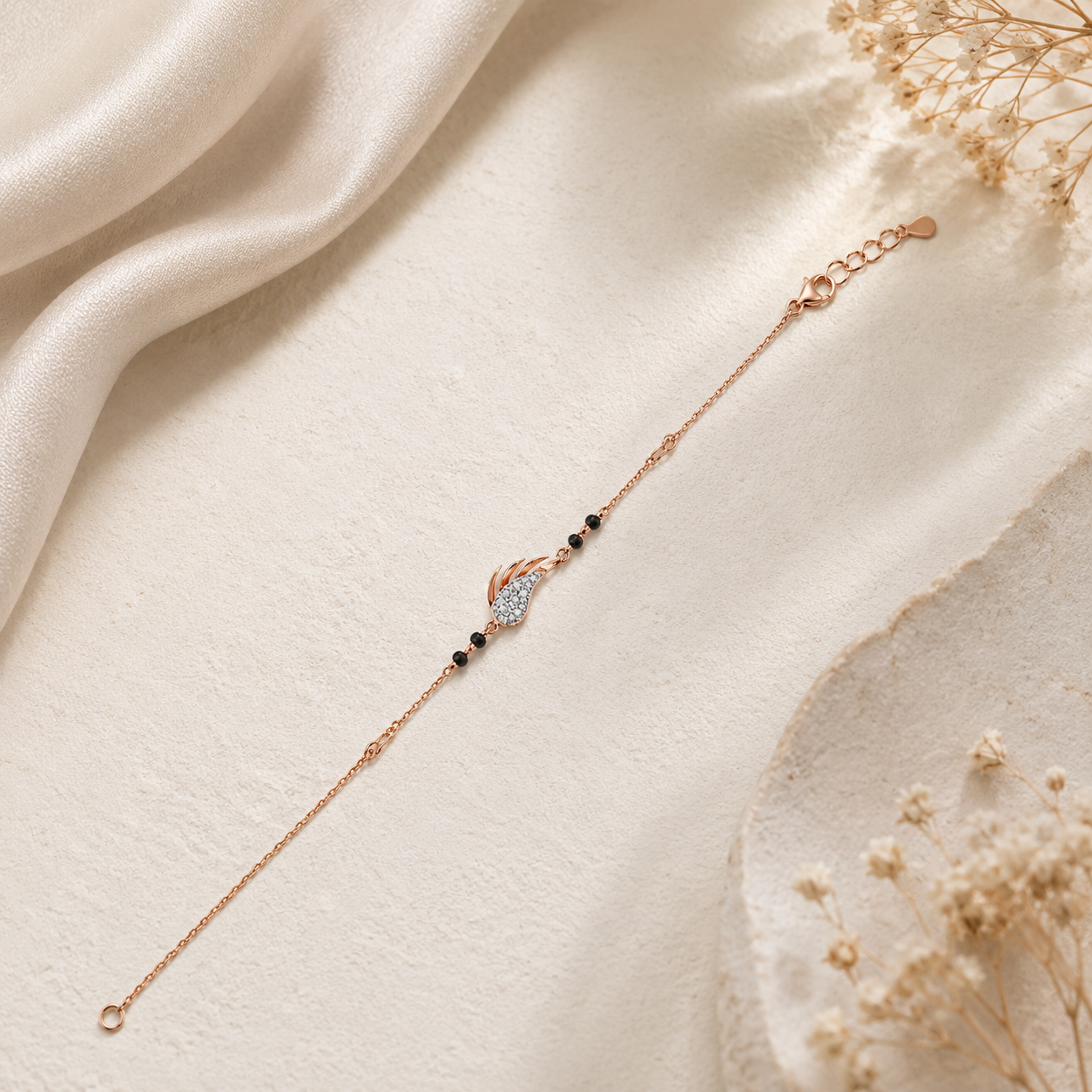 Diamond Petal Bracelet