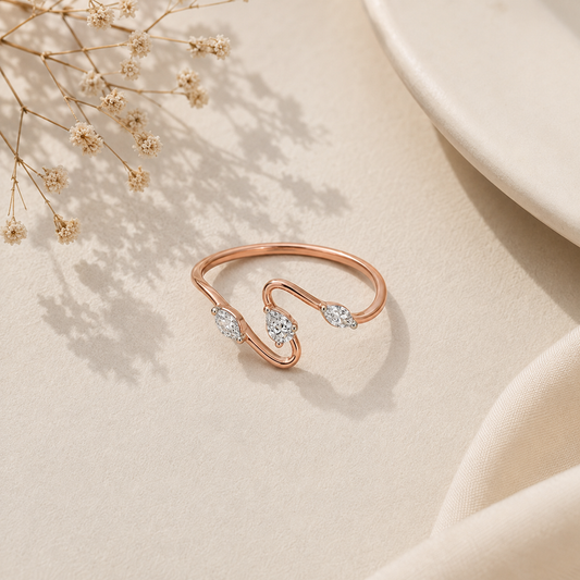 Diamond Trine Ring