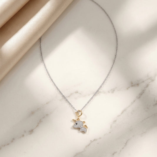 Dog Diamond Pendant