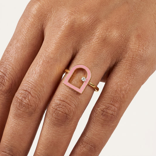 Door Diamond Ring