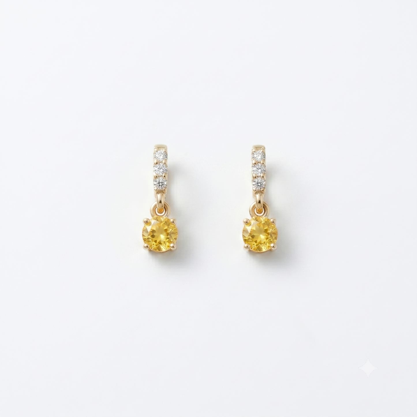 Drop Diamond Earring