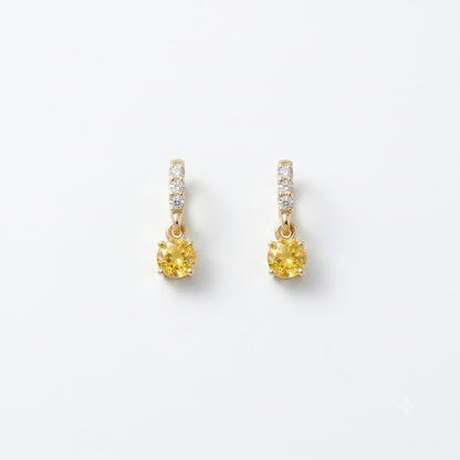 Drop Diamond Earring