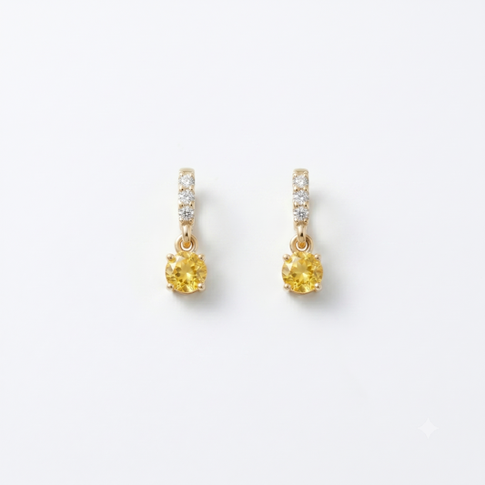 Drop Diamond Earring