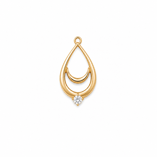 Drop Diamond Pendant