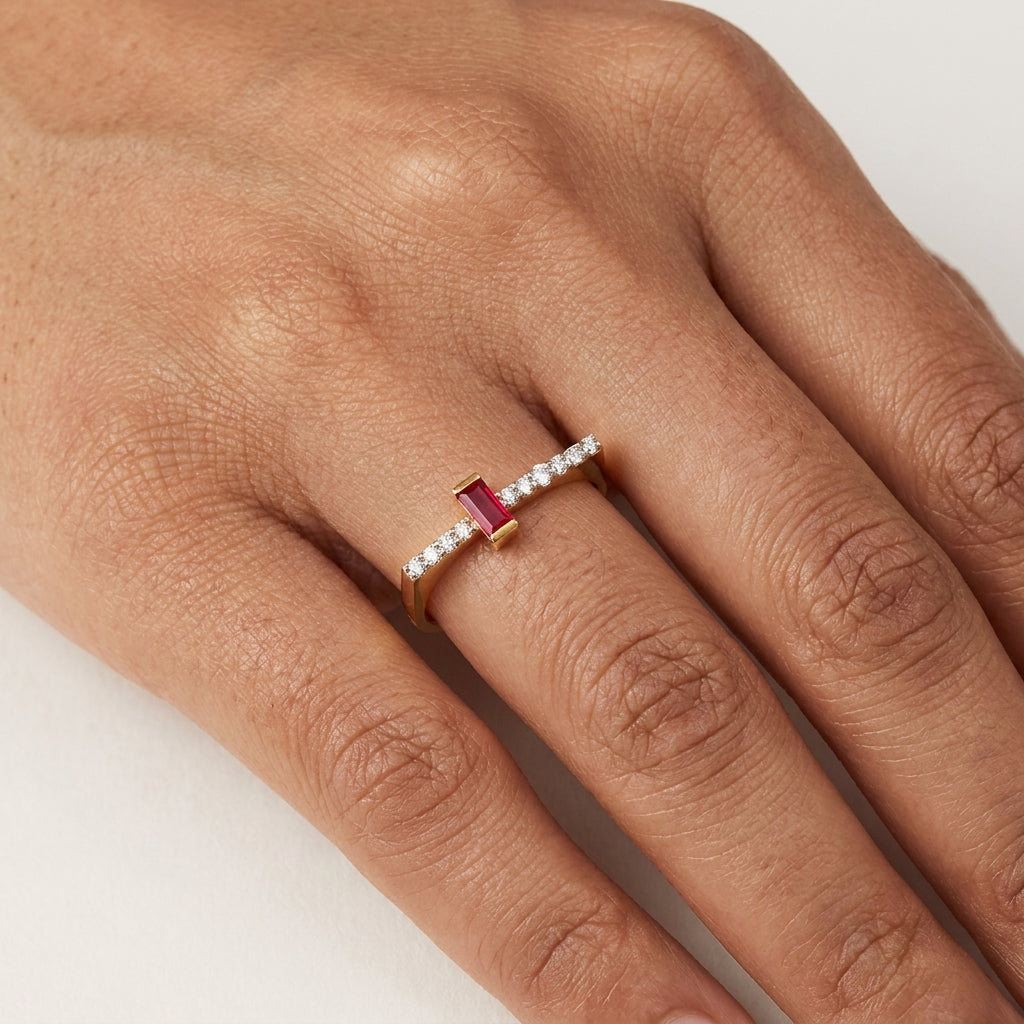Elegant Red Ring