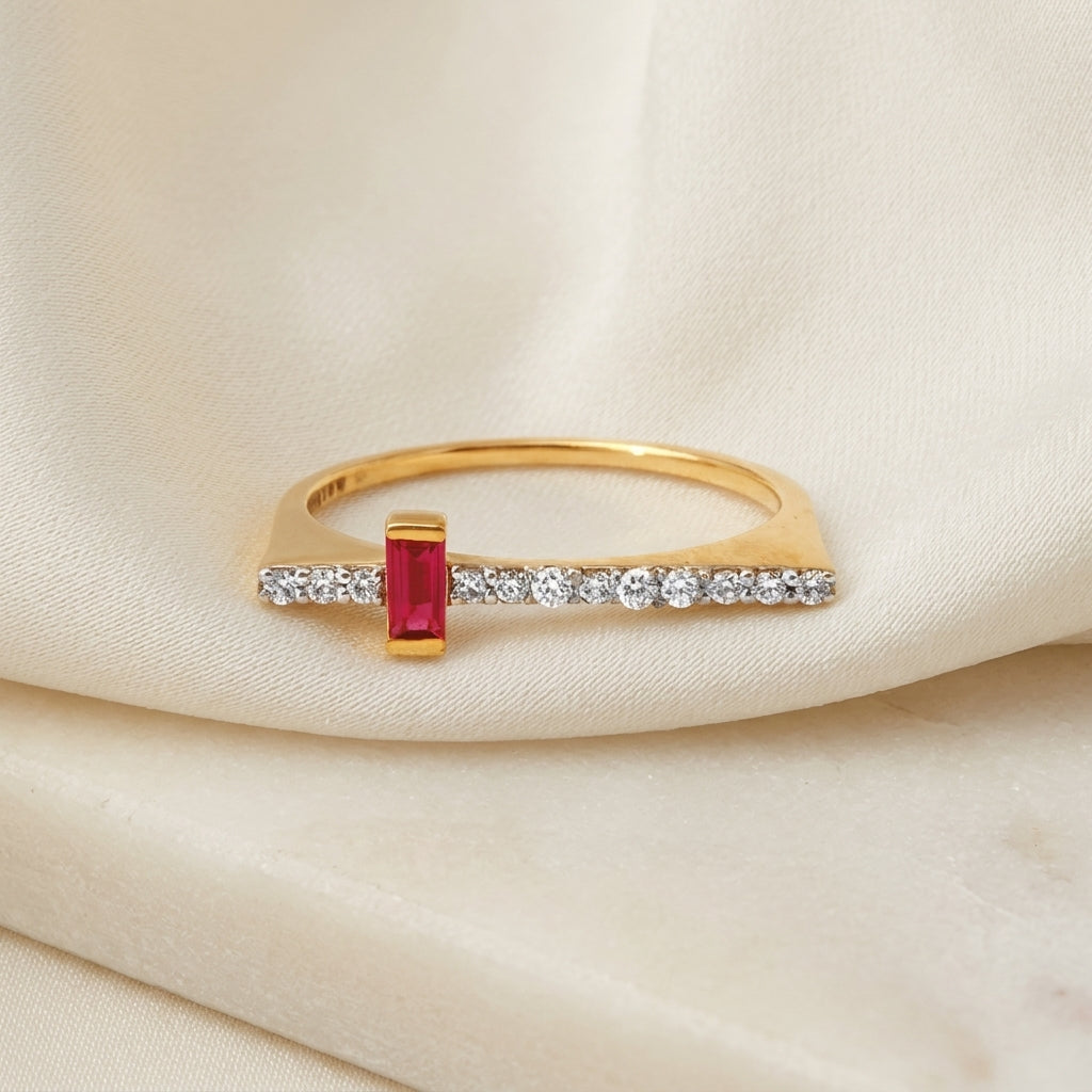 Elegant Red Ring