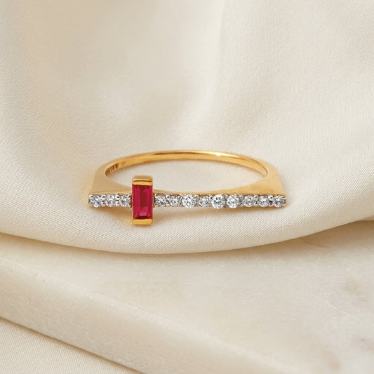 Elegant Red Ring
