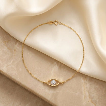 Evil Eye Diamond Bracelet