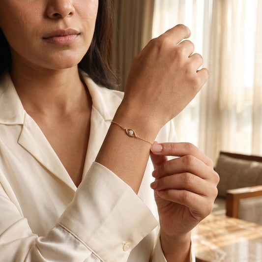 Evil Eye Diamond Bracelet