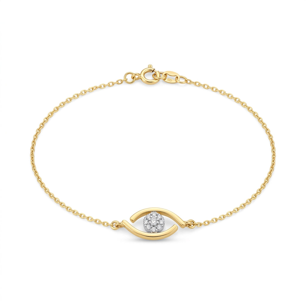 Evil Eye Diamond Bracelet