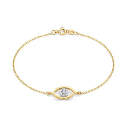 Evil Eye Diamond Bracelet