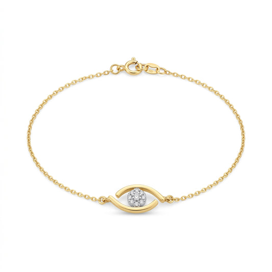Evil Eye Diamond Bracelet