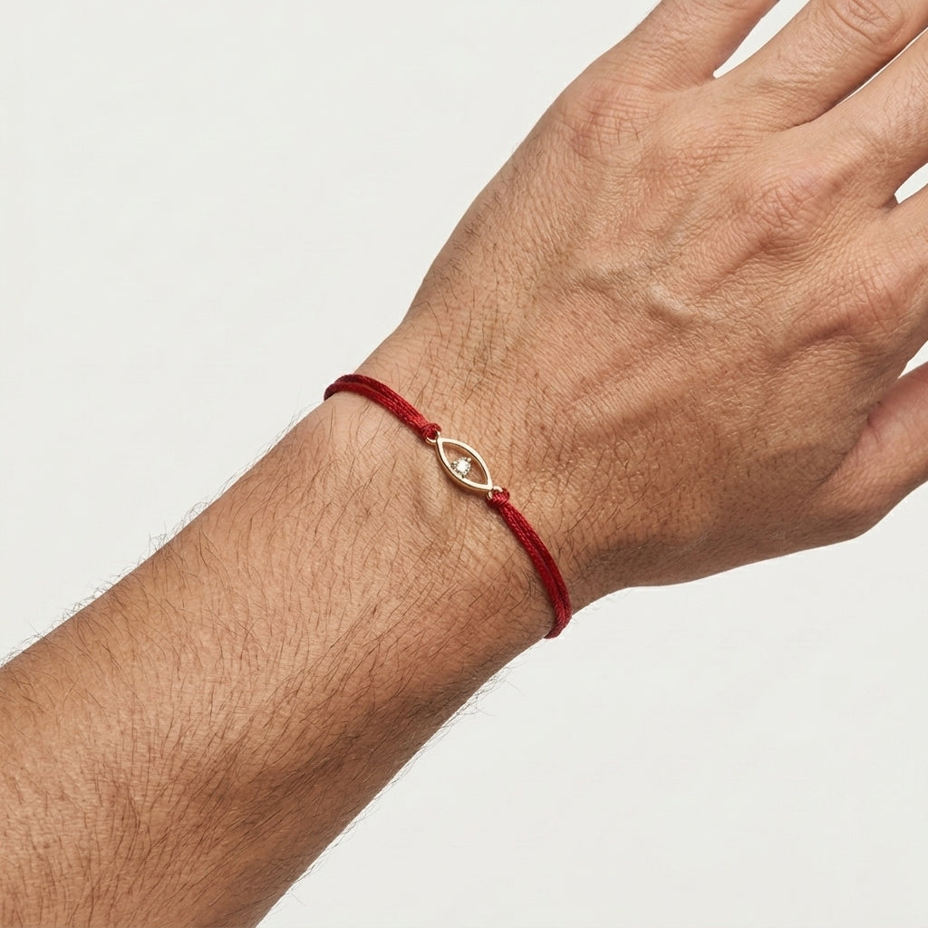 Evil Eye Gold Rakhi
