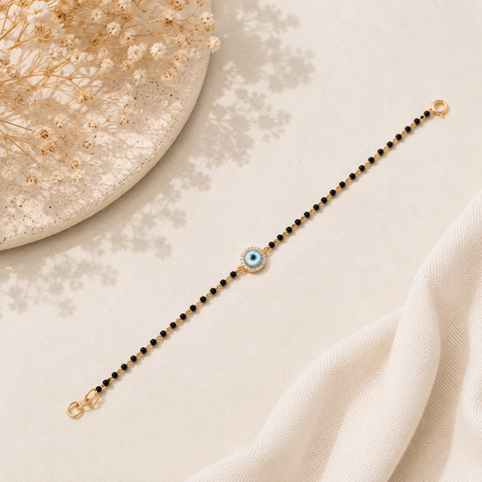 Evil Eye Mangalsutra Bracelet