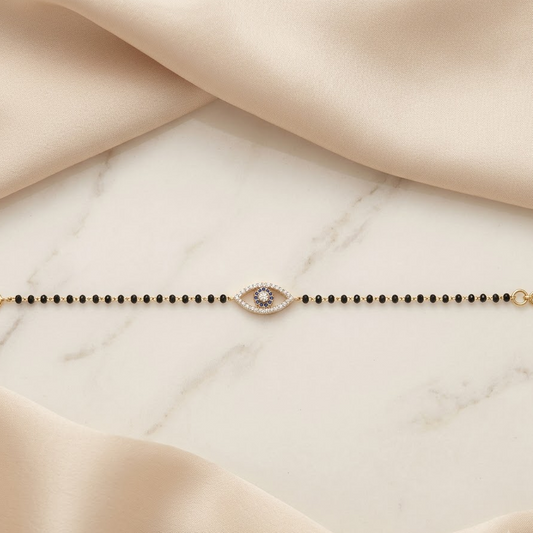 EvilEye Diamond Mangalsutra Bracelet