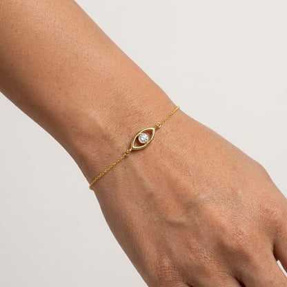 Evileye Simple Diamond Bracelet