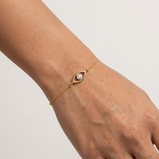 Evileye Simple Diamond Bracelet