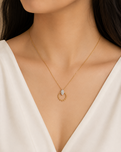 Flare Diamond Pendant