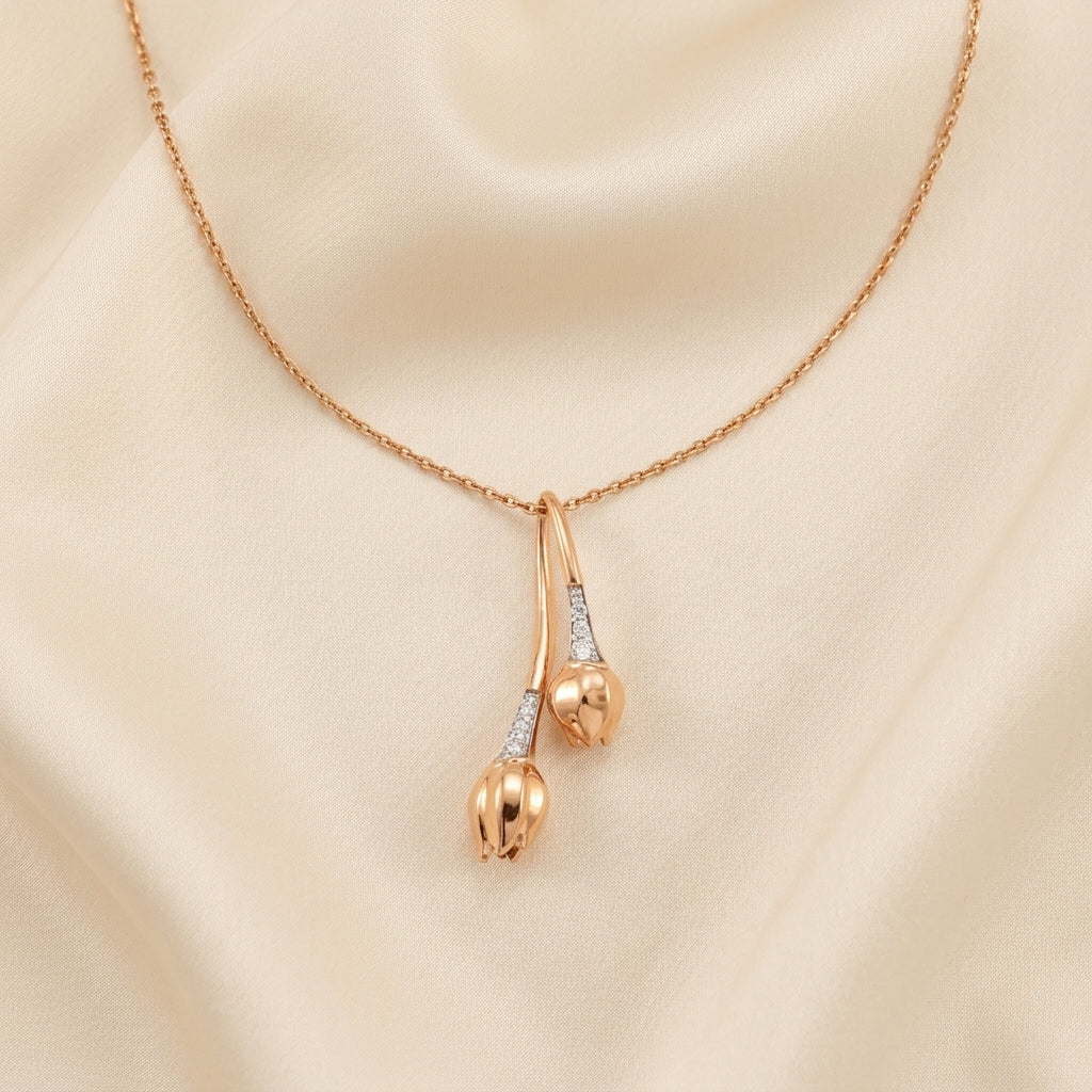 Flower Diamond Pendant