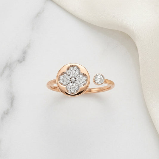 Flower Diamond Ring