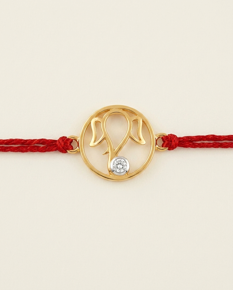 Ganesh Ji Diamond Rakhi
