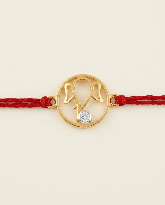 Ganesh Ji Diamond Rakhi