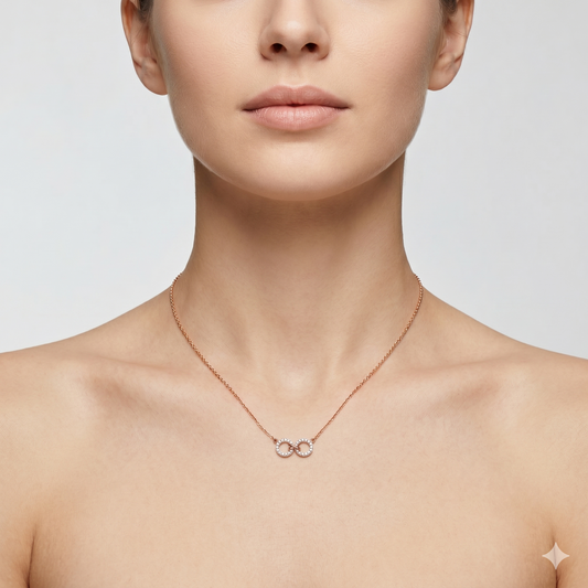 Diamond Duo Necklace