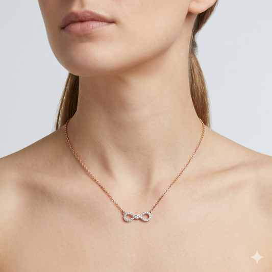 Diamond Infinity Necklace
