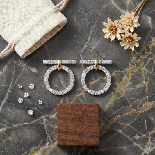 Glam Diamond Earring
