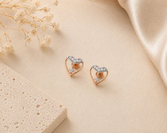 Gleaming Diamond Earring