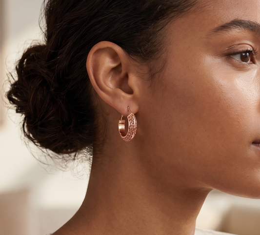 Gold Halo Earrings