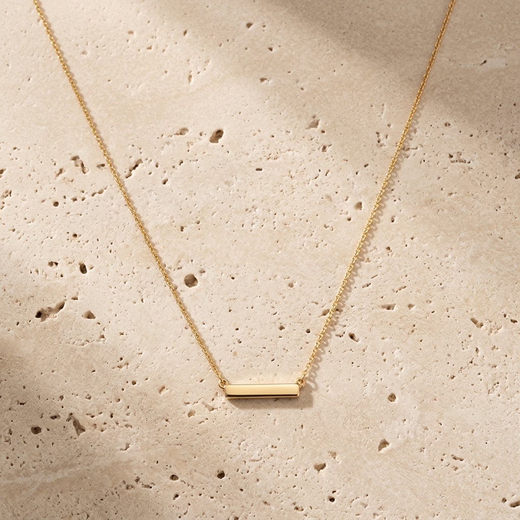 Gold Bar Necklace