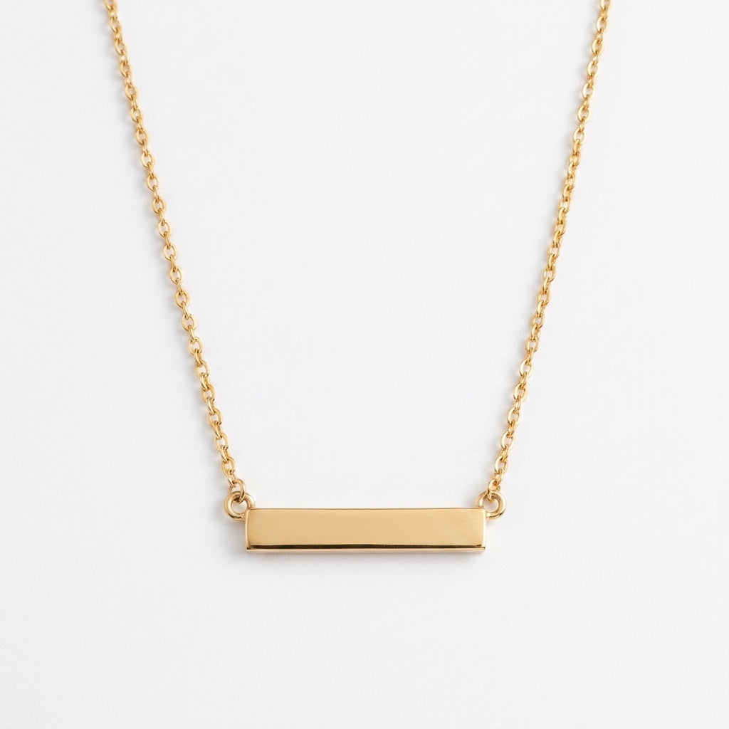 Gold Bar Necklace