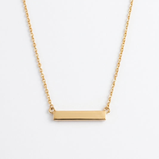 Gold Bar Necklace