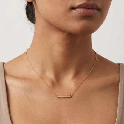 Gold Bar Necklace