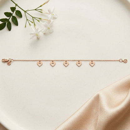 Cut-Out Heart Bracelet