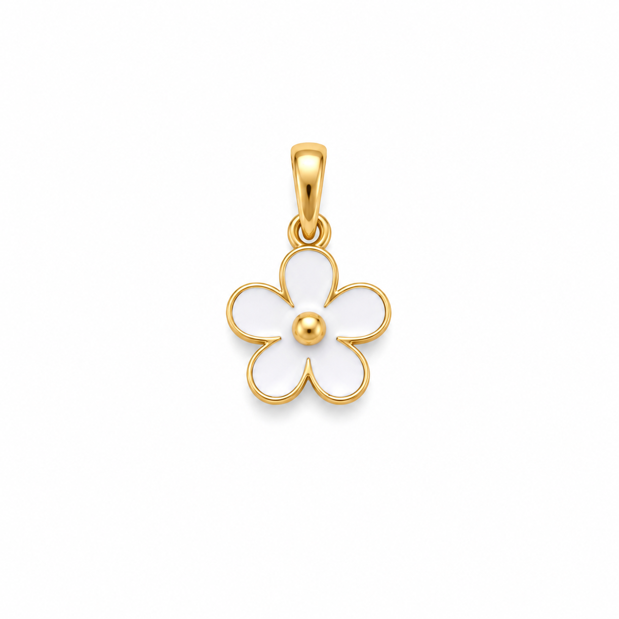 Golden Daisy Pendant
