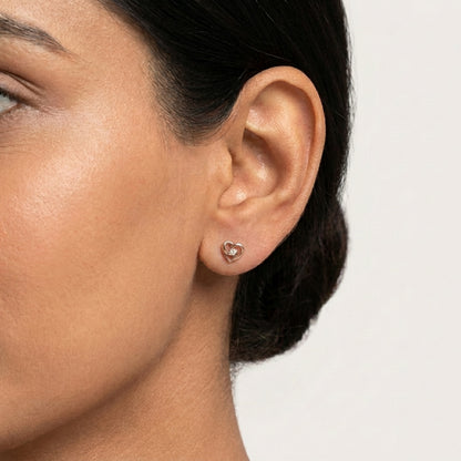 Heart Linked Earring