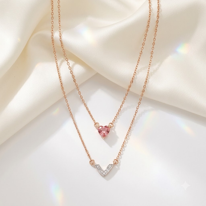 Heart Tourmaline Necklace