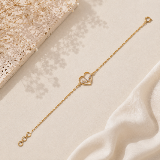 Heartbeat Diamond Bracelet