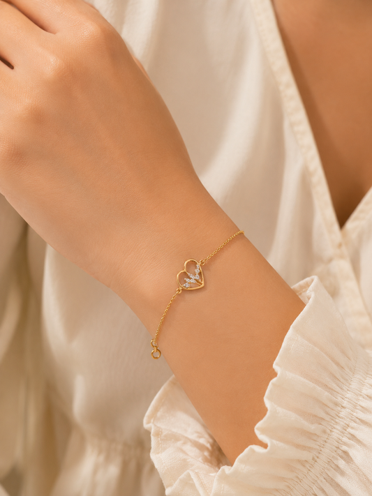 Heartbeat Diamond Bracelet